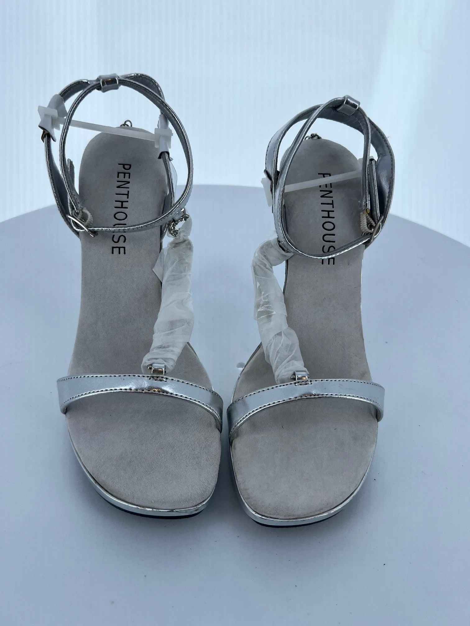 PH502-JOEY Penthouse Silver High Heel Alternative Footwear Discontinued Sale Stock