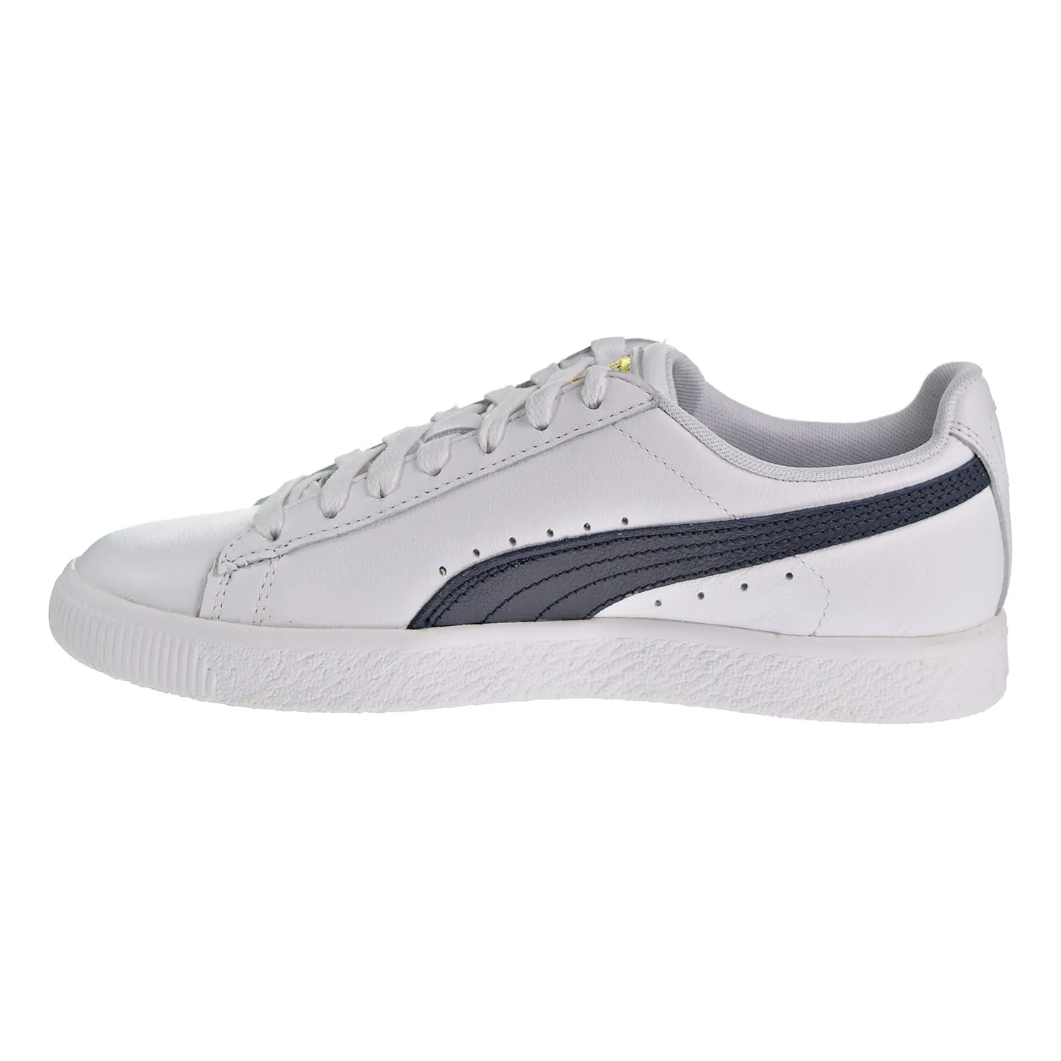 Puma Clyde Core Foil Women's Shoes White/Navy/Team Gold