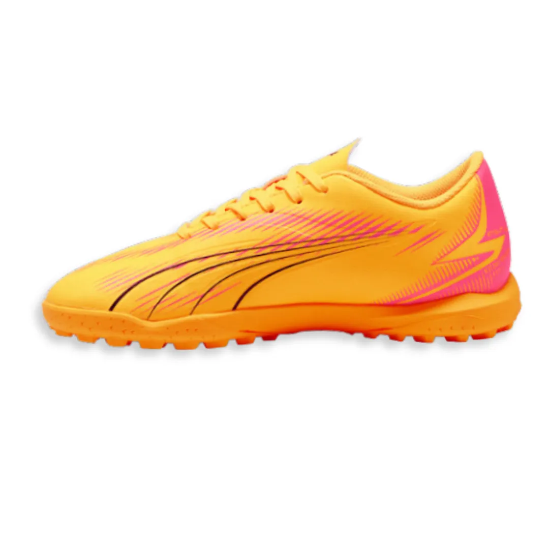 Puma Kids Astro Turf Boots Ultra Play TT Jr Sun Stream/Black/Sunset Glow