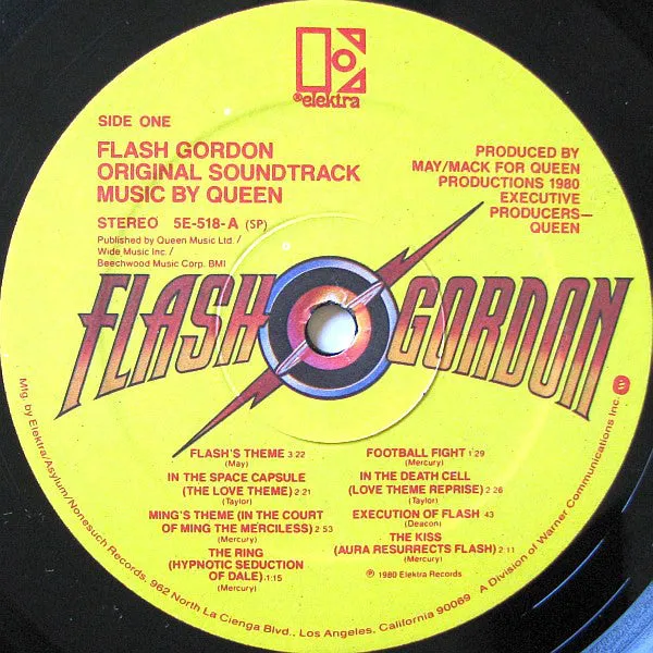 Queen - Flash Gordon (Original Soundtrack Music) (LP, Album, SP ) (VG )