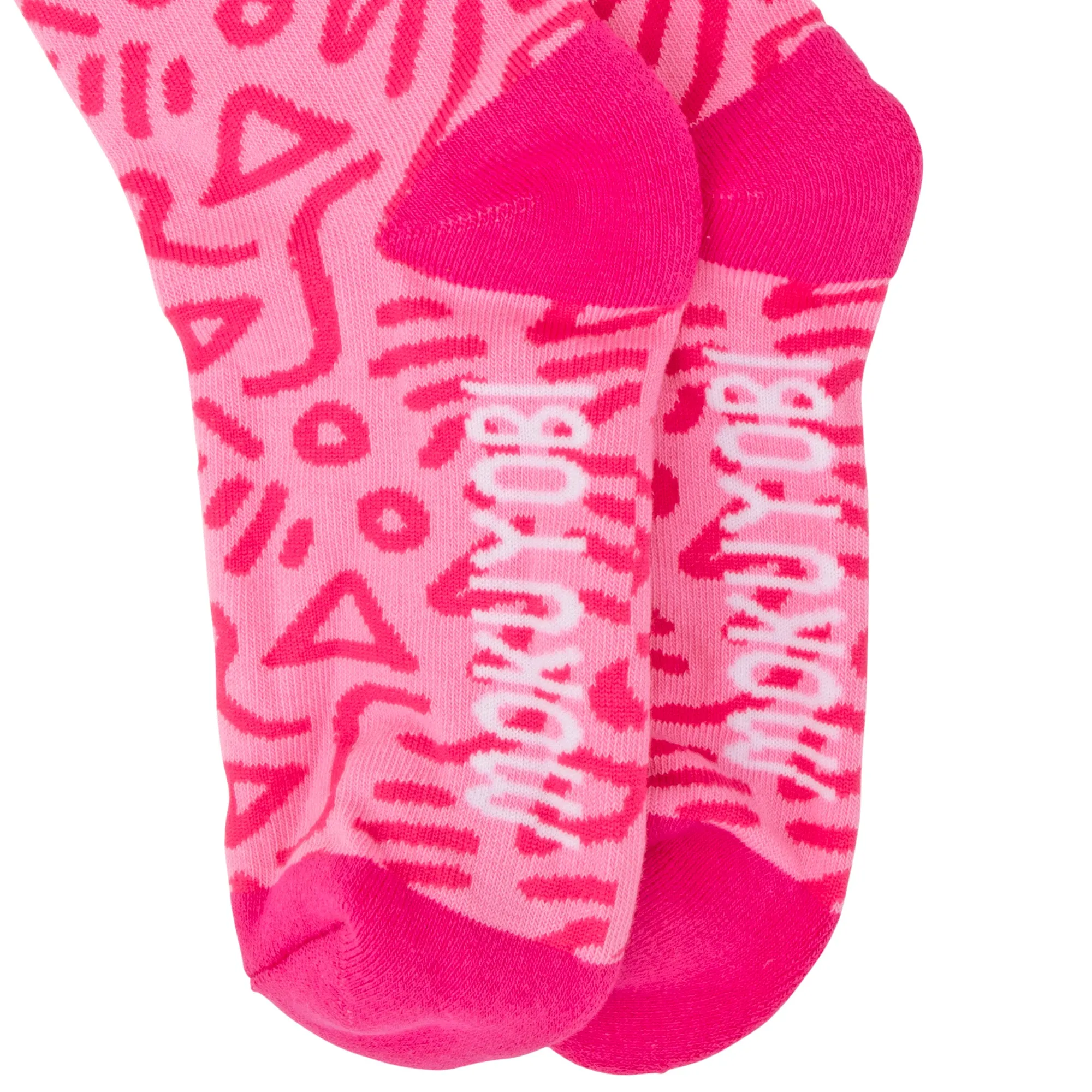 Raspberry Zap Socks