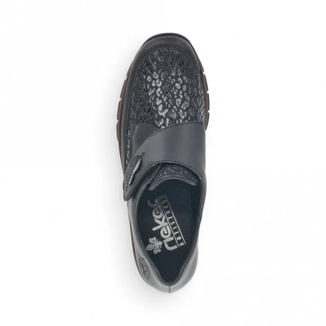 Rieker 537C0-00 Classic Velcro Shoe
