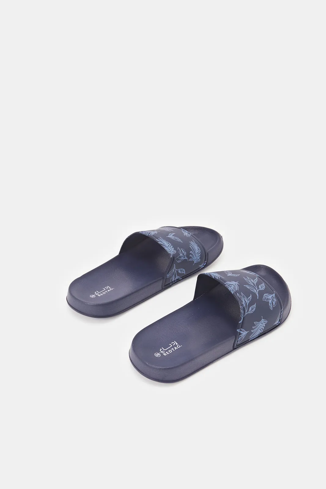 Senior Boys Navy Printed Slide