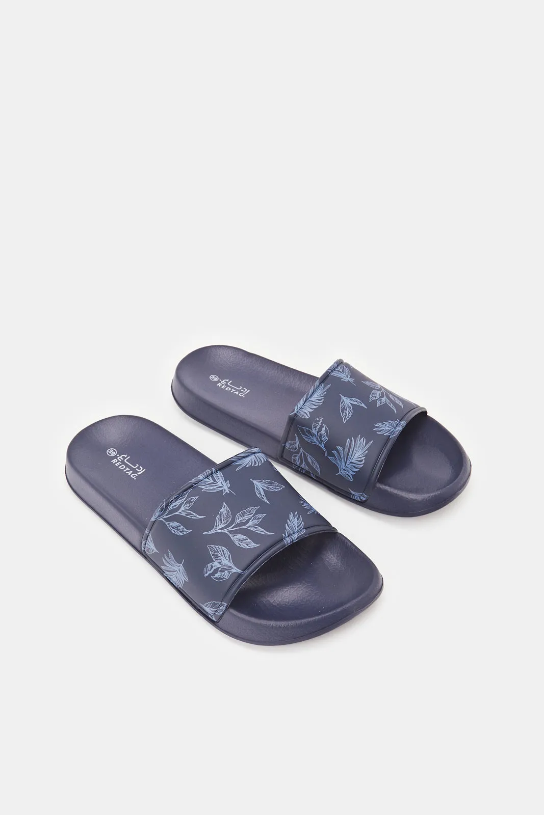 Senior Boys Navy Printed Slide