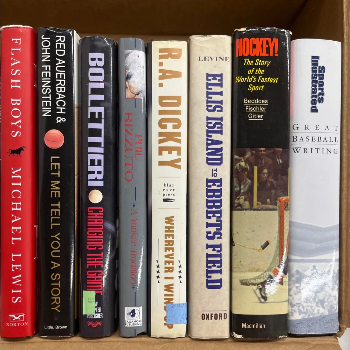 Sports Hardcover Novel, Hockey, Football and More 15 books