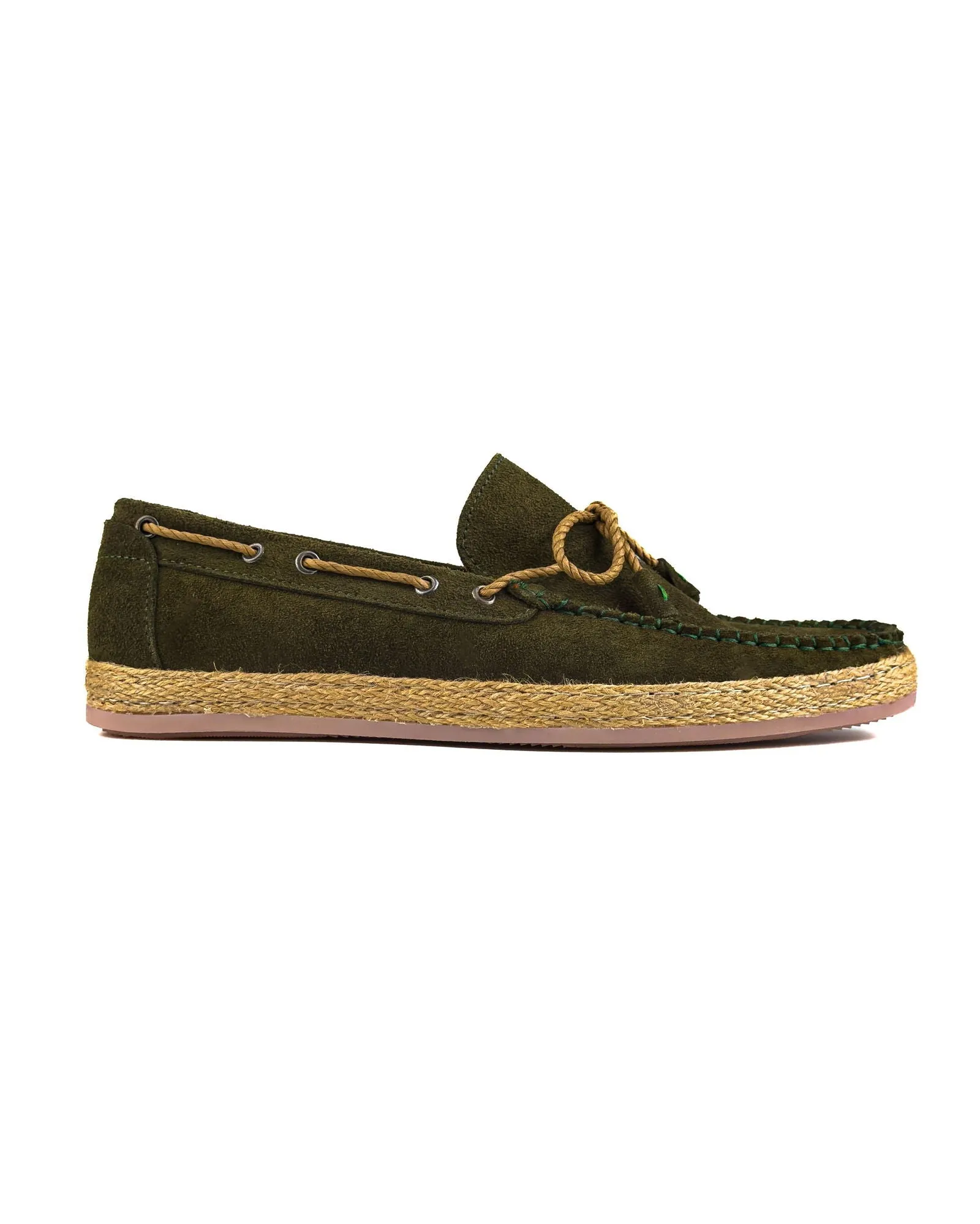 T-Hadrian Green Genuine Suede Leather Men's Loafer Shoe