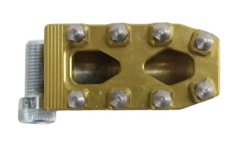 TCB Pro Series Mid Controls FOOT PEGS 2018-newer M8 Softail/ BLACK /  GOLD OR MACHINE FINISH