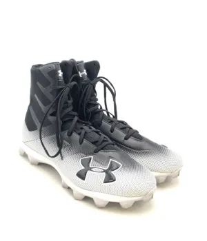 Under Armour Men's Black White Highlight RM Football Cleats - Size 11