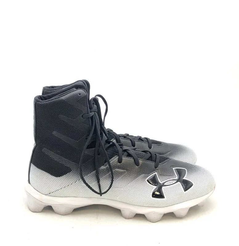 Under Armour Men's Black White Highlight RM Football Cleats - Size 11