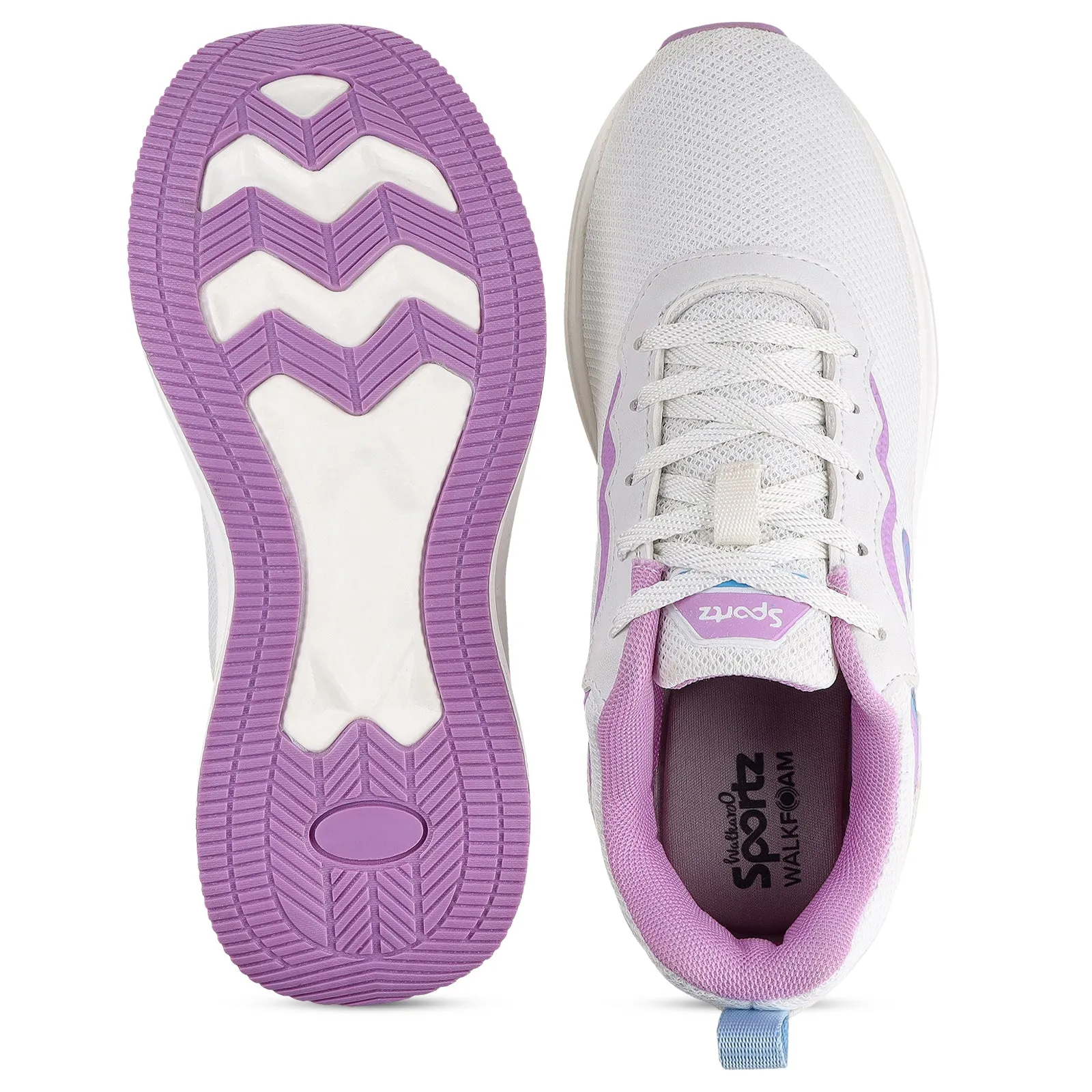URBAN Women's Lace-up Sports Shoe - WS9919 White