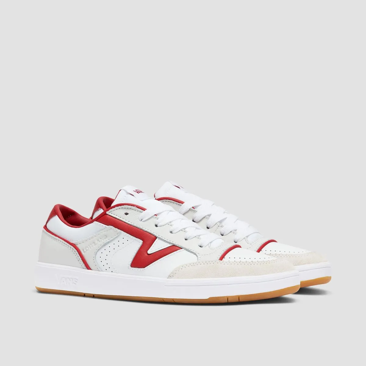 Vans Lowland ComfyCush JMP R Shoes - Court Red/White