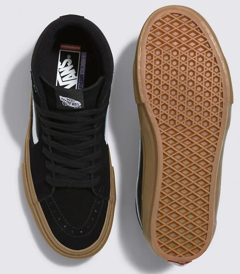 Vans - Skate Sk8-Hi Shoes | Black Gum