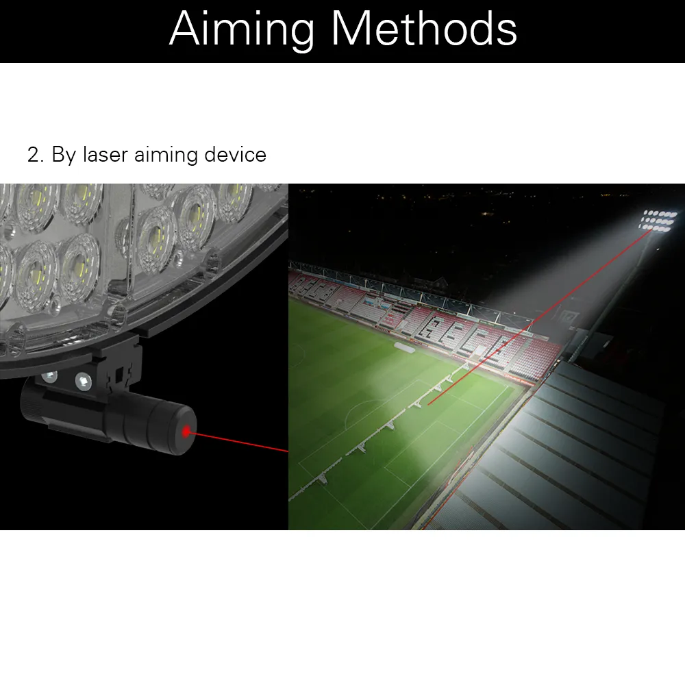 VEGA LED Sports Light - 850W - 118,000lm - 5000K - 120-277V - 4H4V - 2000W Equal - 10 Year Warranty