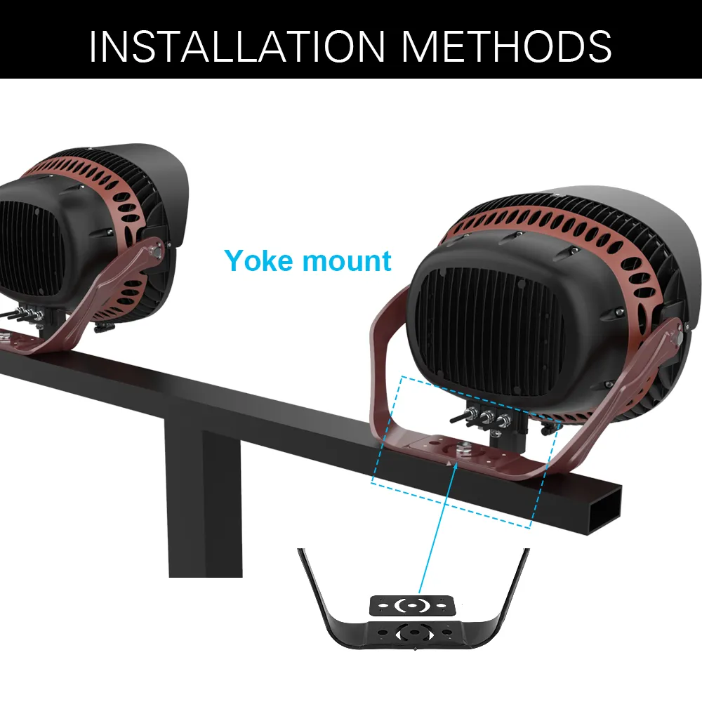 VEGA LED Sports Light - 850W - 118,000lm - 5000K - 120-277V - 4H4V - 2000W Equal - 10 Year Warranty