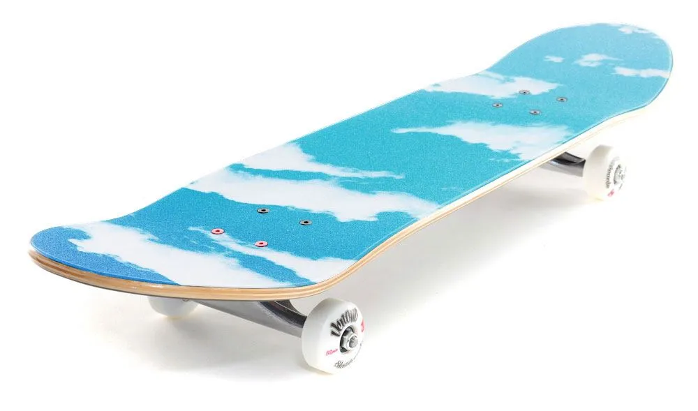 Venom Professional Grade Skateboard Grip Tape 9" x 33" - Blue Sky & Clouds