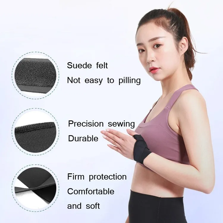 Volleyball Badminton Tendon Sheath Wristband Thin Wrist Sprain Thumb Cover, Specification: M（Right Hand）