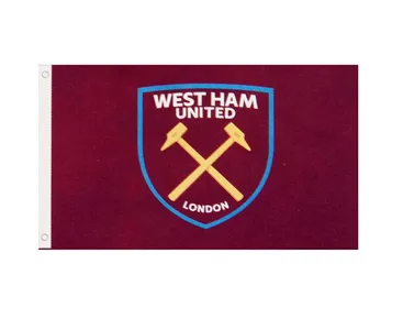 West ham official polyester flag 5ft x 3ft