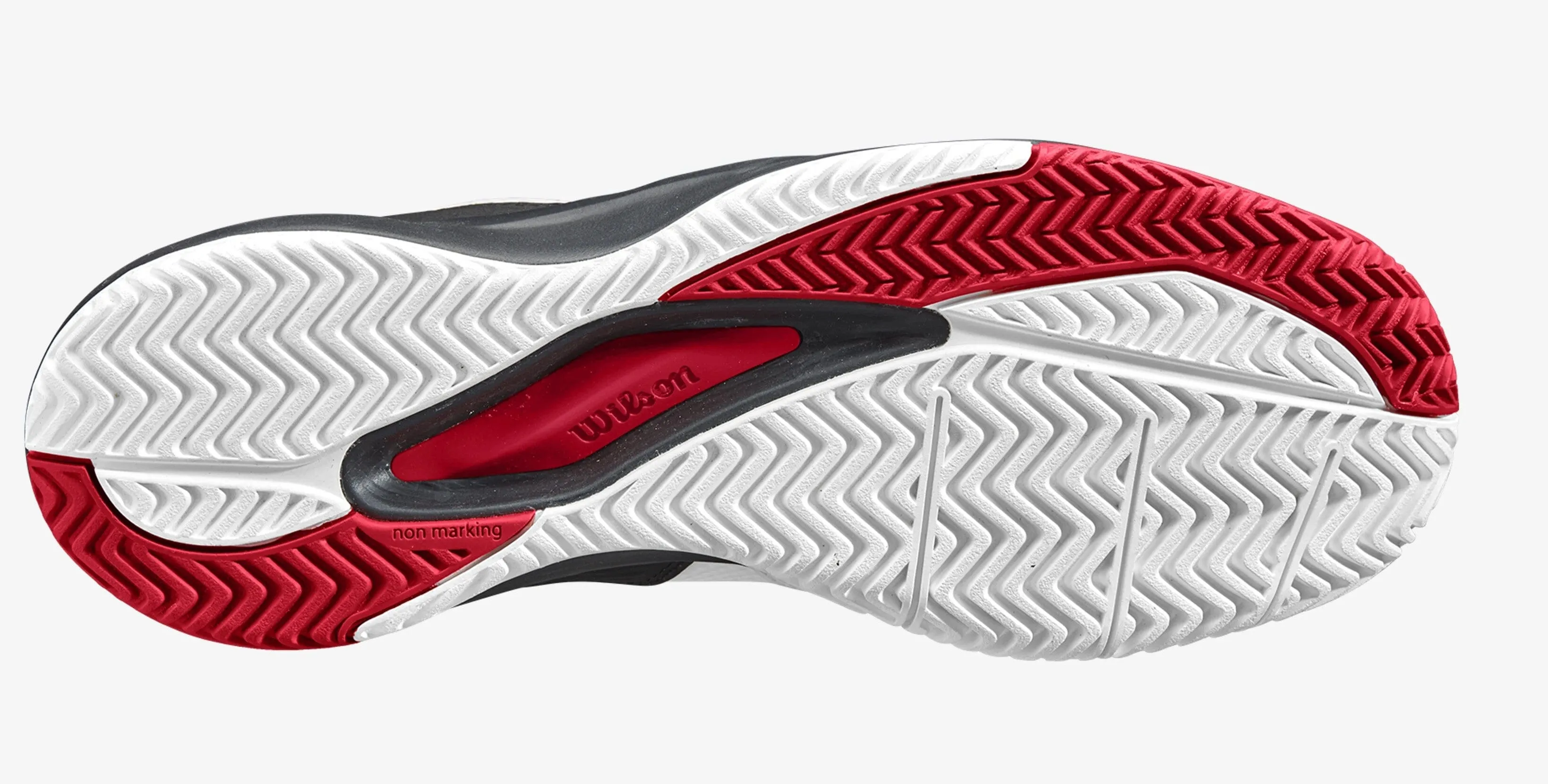 Wilson RUSH PRO ACE Wide 2E White/Red Men's Tennis Shoes