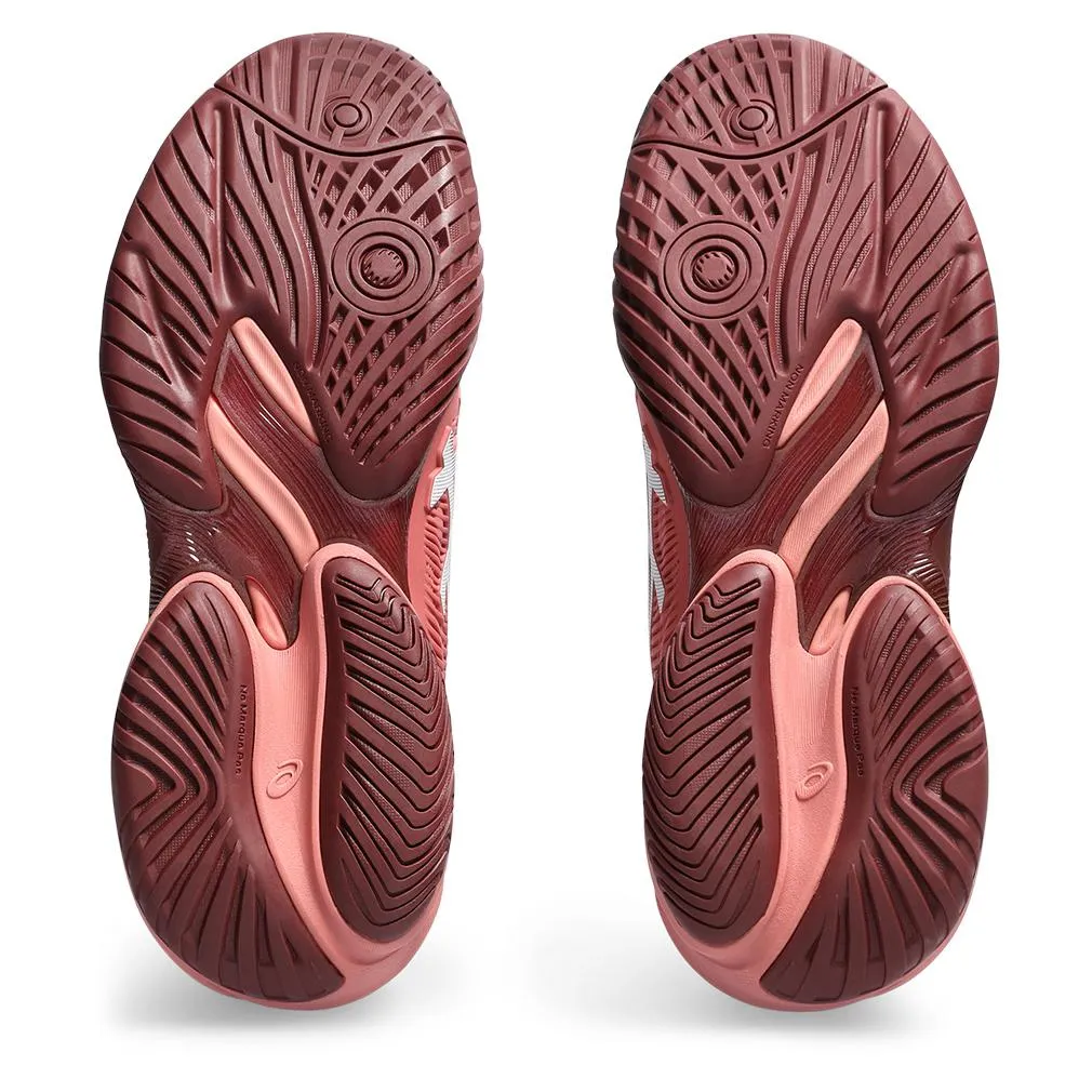 Women's Court FF 3 Tennis Shoes Light Garnet and White