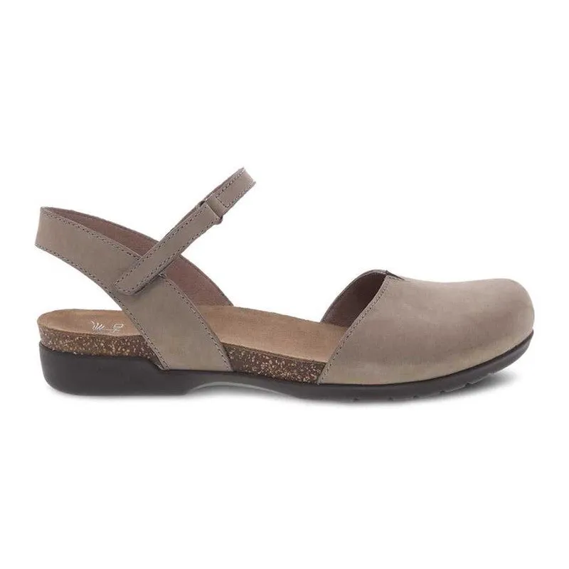Women's Dansko | Rowan Milled Nubuck Shoe | Taupe