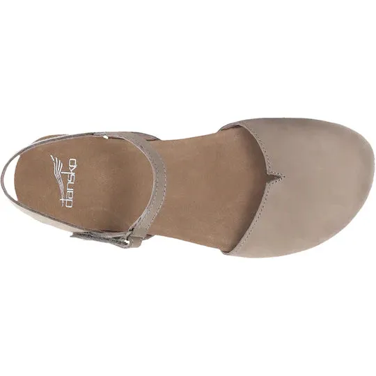 Women's Dansko | Rowan Milled Nubuck Shoe | Taupe