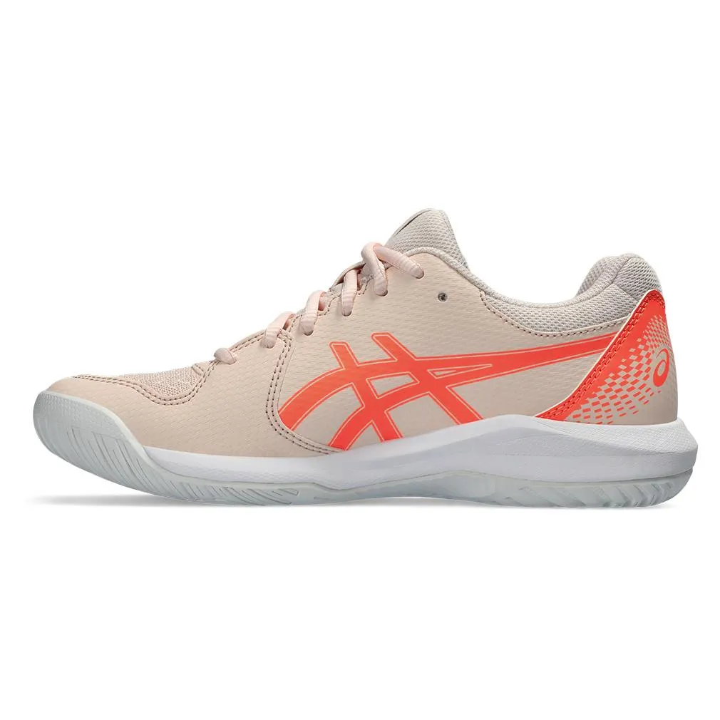 Women's Gel-Dedicate 8 Tennis Shoes Pearl Pink and Sun Coral