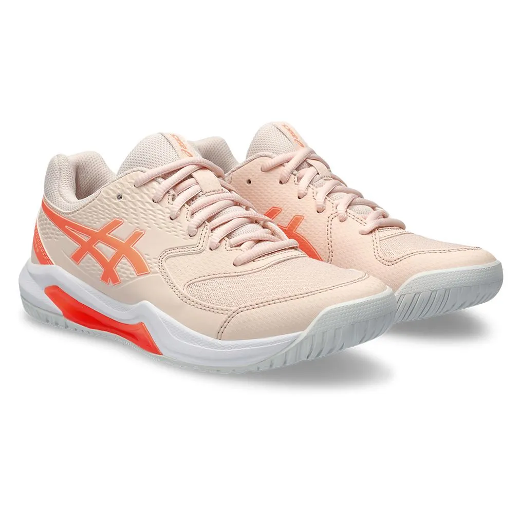 Women's Gel-Dedicate 8 Tennis Shoes Pearl Pink and Sun Coral