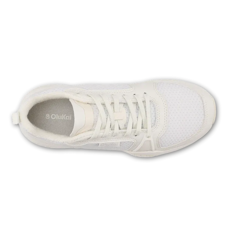 Women's Olukai Anau Pickleball Shoes Color: Bright White