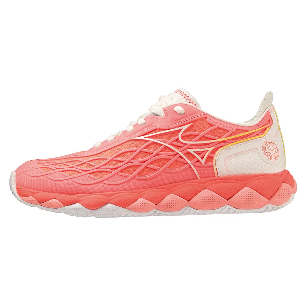 Women's Wave Enforce Tour AC Tennis Shoes Candy Coral and Snow White