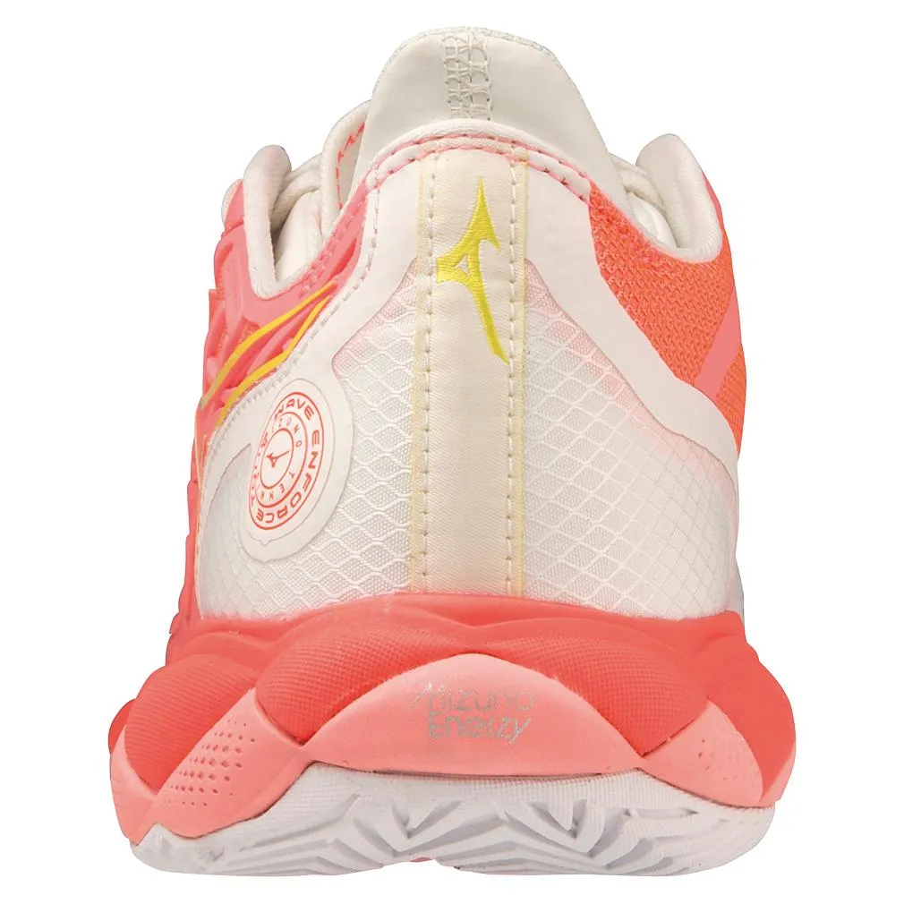 Women's Wave Enforce Tour AC Tennis Shoes Candy Coral and Snow White