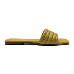 Yellow Casual Slipper