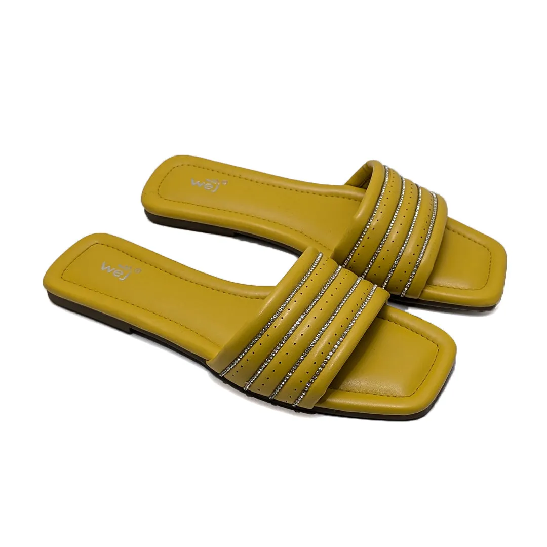 Yellow Casual Slipper
